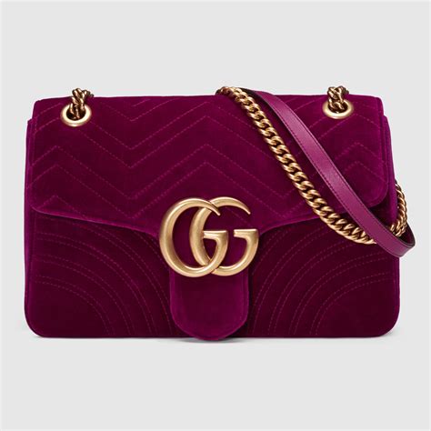 Gucci Marmont velvet handbag